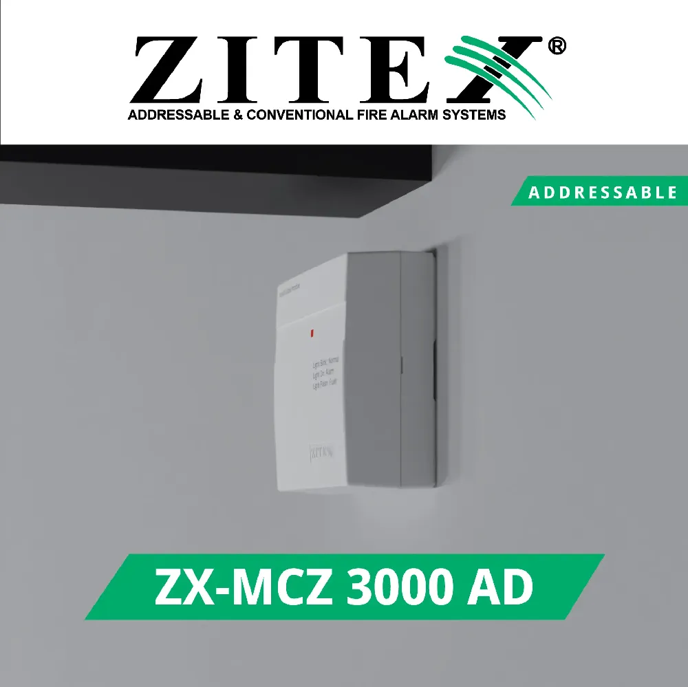 ماژول زون کانونشنال اعلام حریق آدرس پذیر زیتکس مدل ZX-MCZ 3000 AD